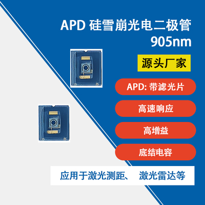 TO封装/陶瓷贴片封装--雪崩光电二极管--接收APD--230/500μm光敏面可选